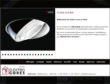 Tablet Screenshot of elektro-goeres.de